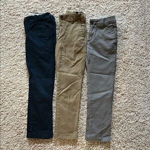 Boy’s Classic Chino Pants - Navy, Khaki, and Gray
